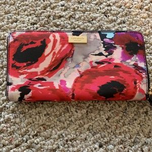 Multicolored Kate Spade large wallet